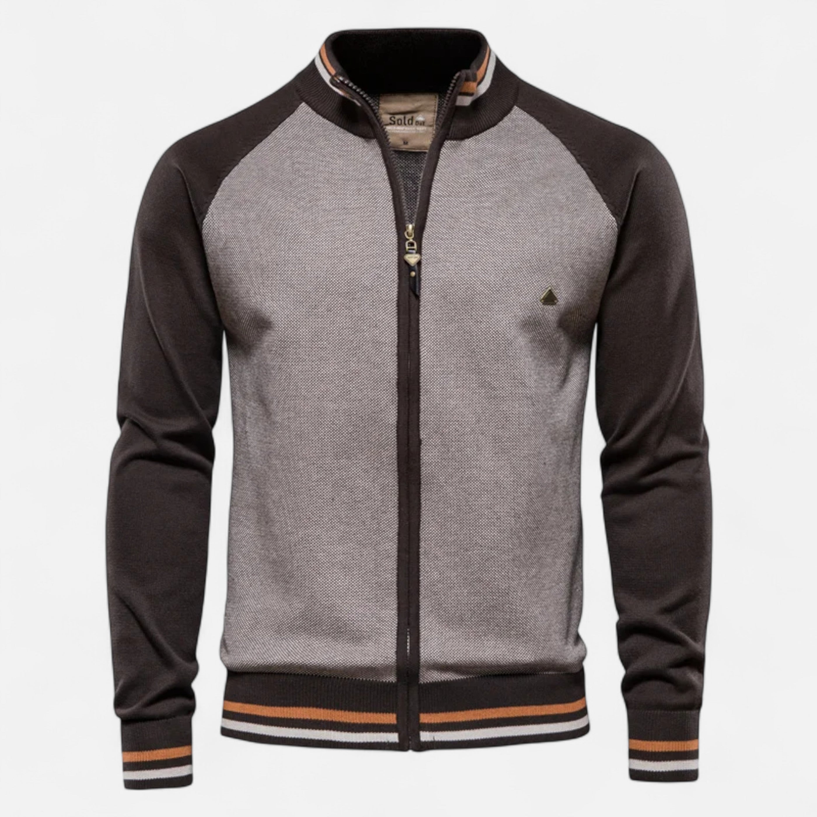 | Dorevelle Men’s Zipped Cotton Sweater