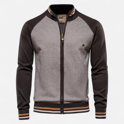 | Dorevelle Men’s Zipped Cotton Sweater